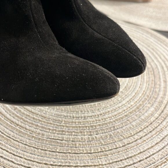 Balenciaga Black Suede Ankle Boots Size 7.5 - Picture 5 of 15